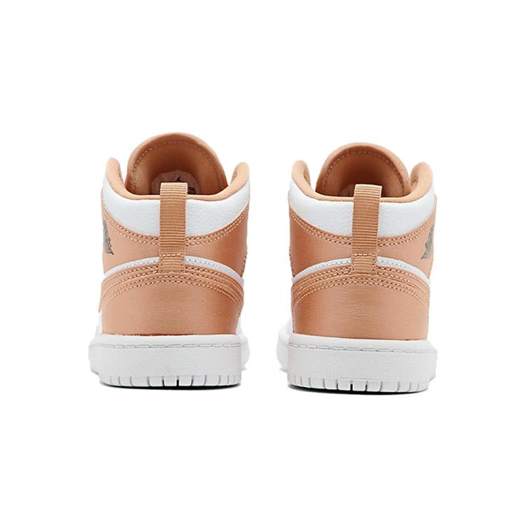 Jordan 1 Mid White Rose Gold PS 640737-190