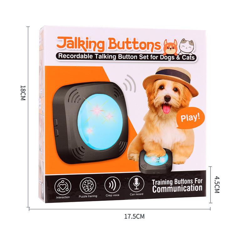 Interactive Talking Pet Training Toy Plastic Dog Buttons Set For Teaching Your Dog To Talk