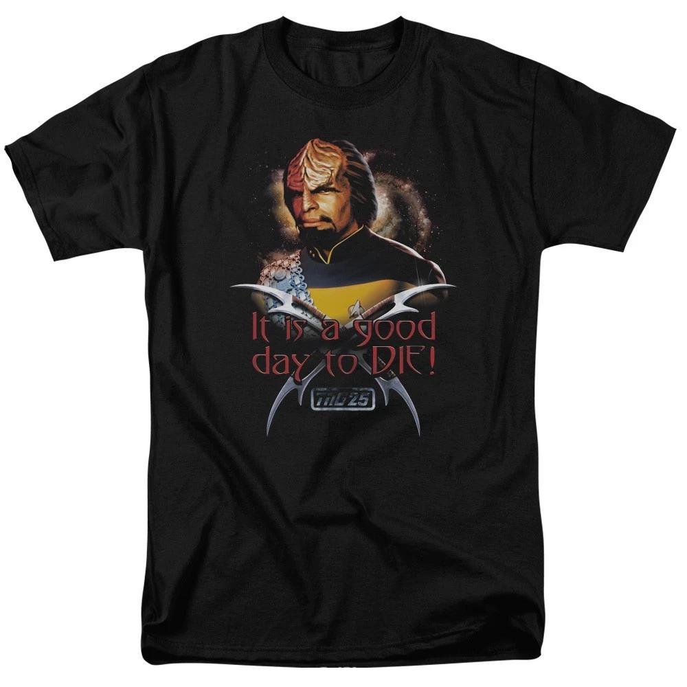 Star Trek Tng Worf Good Day To Die Licensed Adult T-Shirt XXL