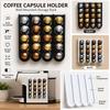 Wall Mounted Coffee Capsule Holder Cabinet Mounted Coffee Capsule Organizer  Kitchen Storage