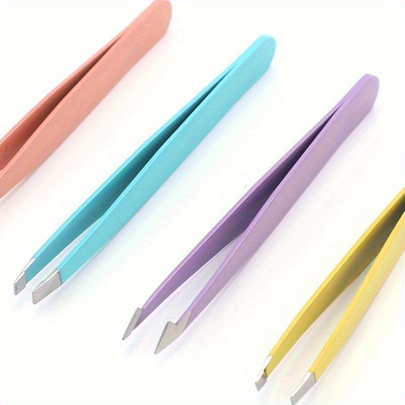 4pcs/1set Stainless Steel Tweezers, Clippers, Plucking and Eyebrow Trimming Beauty Tools, Beauty Tool Set