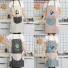 Dinosaur Waterproof Pvc Apron For Women Children Kitchen Cooking Splashresistant Apron