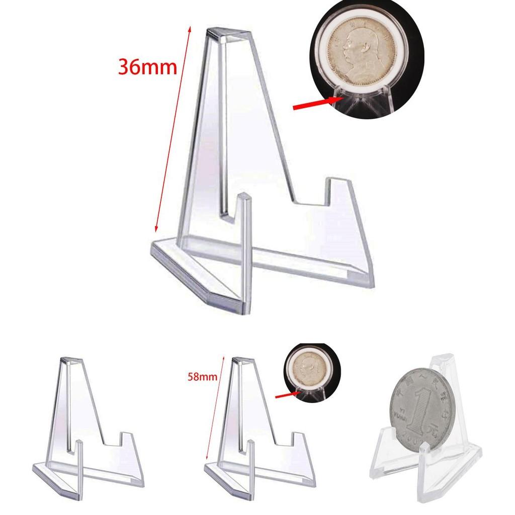 Transparent Acrylic Coin Display Stand For Commemorative Coins And Art Pieces Mini Stand With Imported Acrylic Material