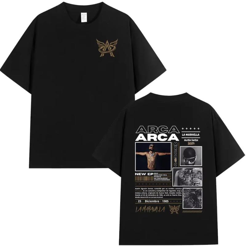 Rapper Arcangel Album T Shirt Unisexs Unisex Clothing Hip Hop Fashion Oversized Short Sleeve Tshirt Casual Cotton Tshirts Fan Gift