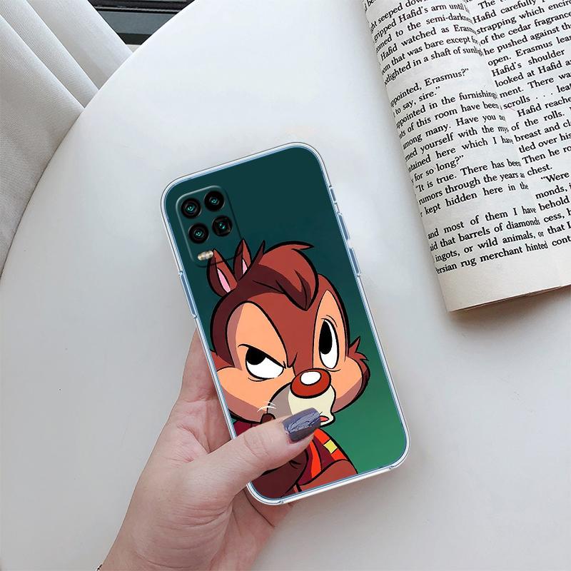 Chip N' Dale Transparent Phone Case for Motorola Moto Edge 20 30 40 50 S30 Fusion Ultra Pro Neo Lite + G200 G23