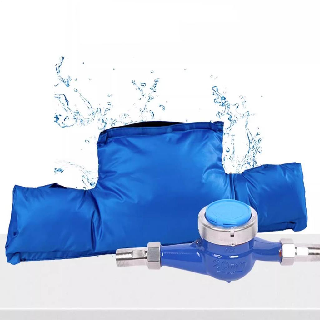 Double Sided Water Meter Insulation Cover Weatherproof 3 Way Sprinkler Valve Cover for Outdoor Winter Pipe Freeze Protection
