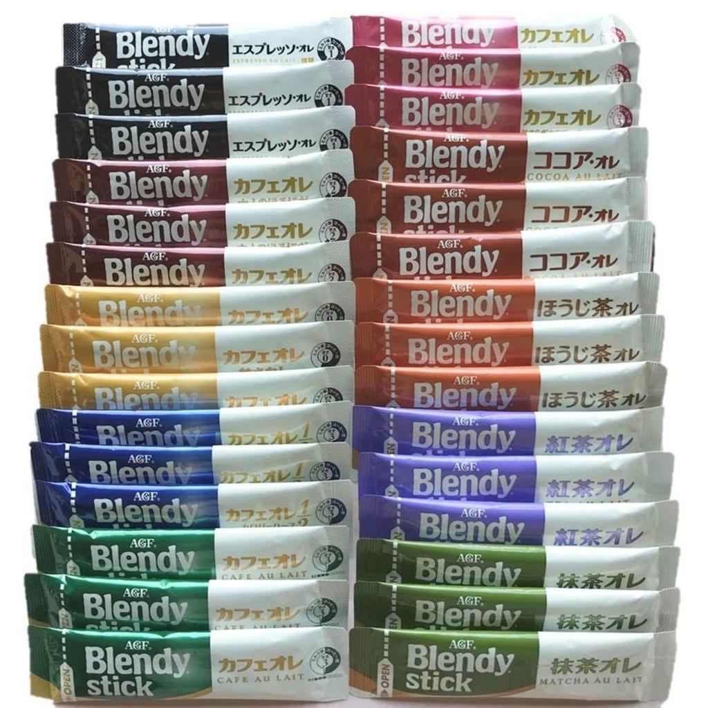 AGF Blendy Stick Caffè Tè Cacao Isola delle Stelle Varietà 10 Tipi Set 30 Bastoncini Regalo Disponibile Clicca PostNeko Post Compatibile