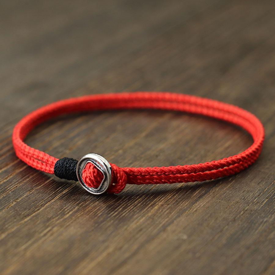 Ethnic 2mm Thin Rope Bracelet Handmade Weaven Nautical Wrap String Braclet for Men Women Leisure Accessories Lucky Amulet