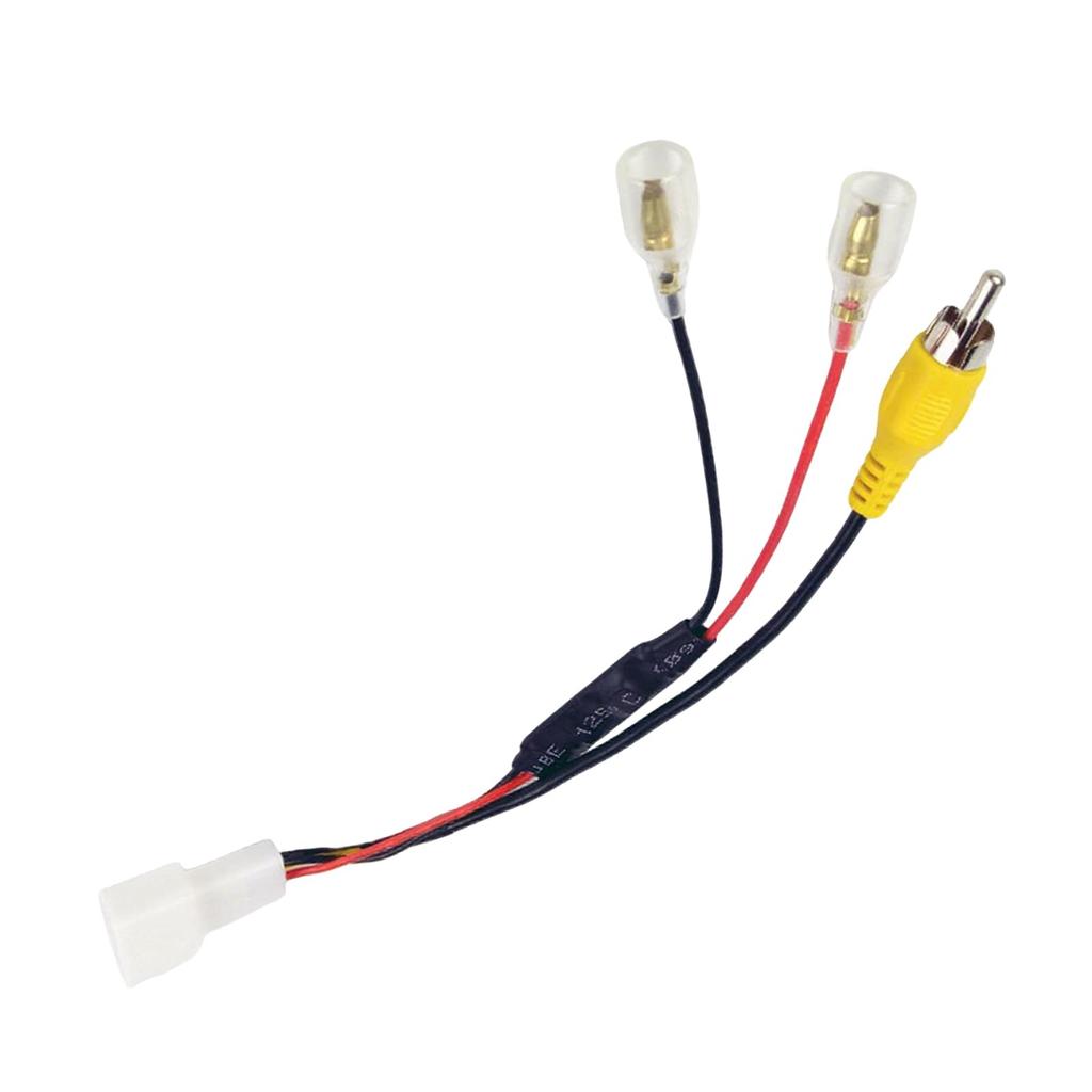 YANYULI RCA Back Camera Conversion Adapter 4-Pole Coupler Car Rear
