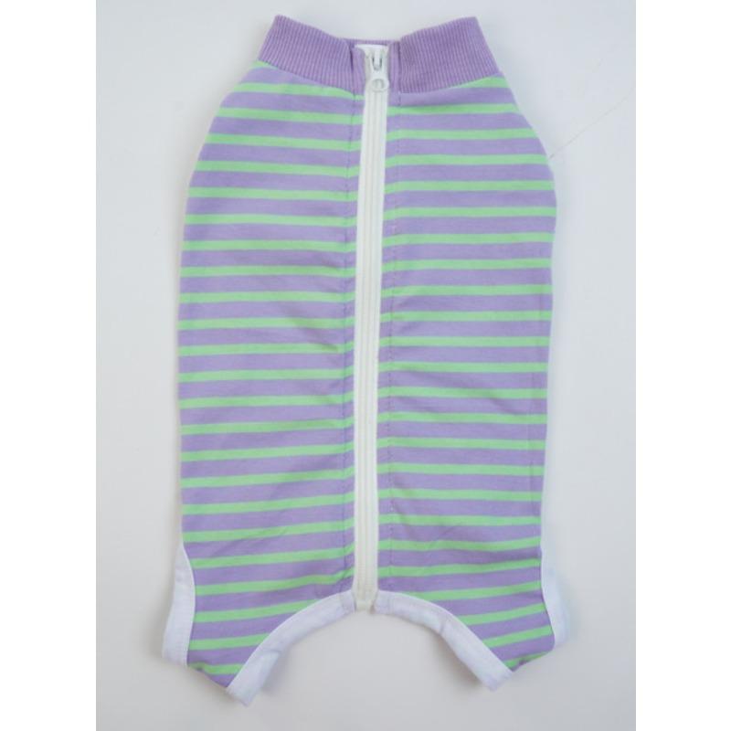 Dog Clothes, Thin Belly Protection Vest, Belly Anti-cool Free Striped Shirt, Back Buttons, Female Dog Sterilization and Weaning