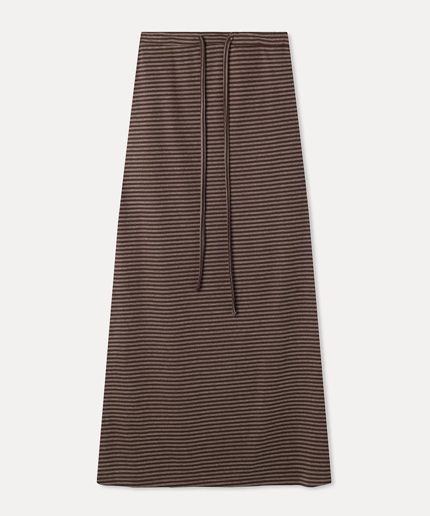 MIXXO Pattern Elastic Waist Long Skirt_Miwwmg41Ms