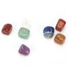 Crystal Rough Stone Natural Carving Seven Chakras Sanskrit Runes for Gifts Meditation