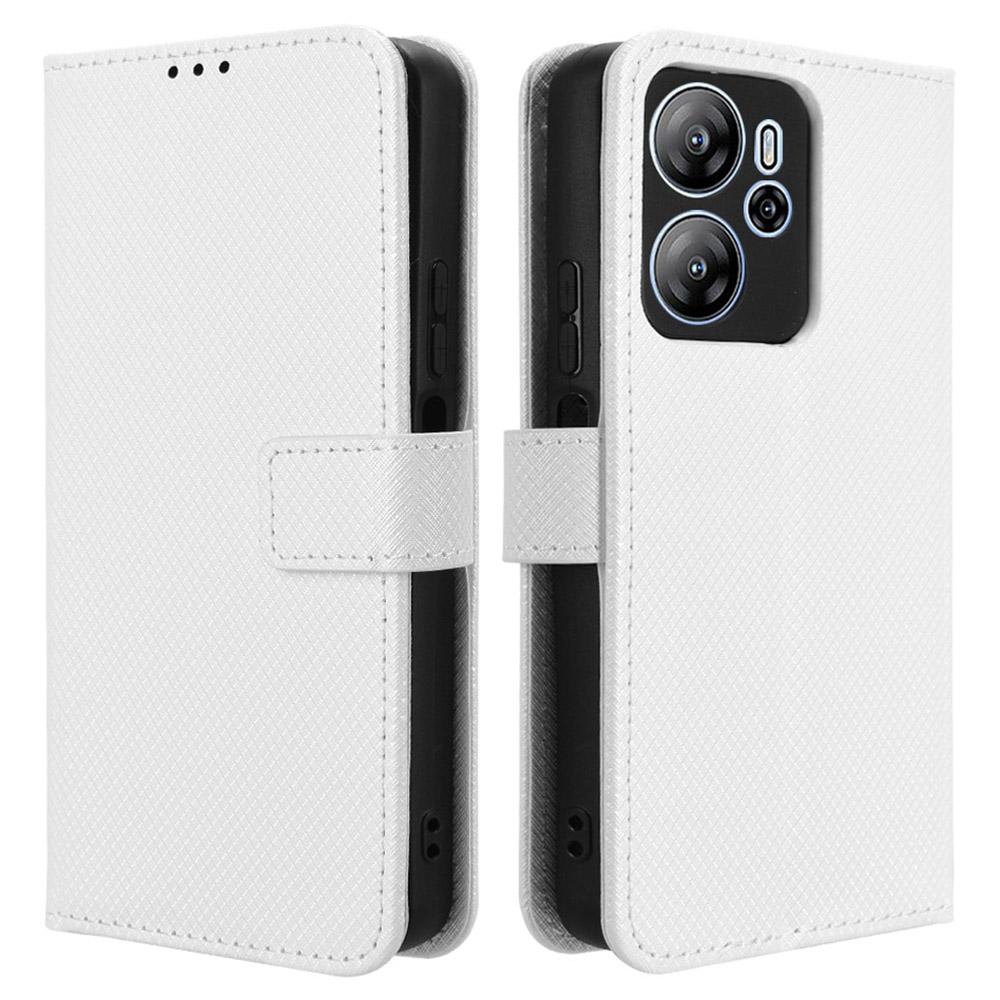 Für Blackview Oscal Tiger 13 Hülle PU-Leder Diamanttextur Brieftasche Handyhülle