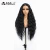 Noble Synthetic Lace Wig Cosplay Wigs 30 Inch Long Deep Wavy Ombre Blonde Silvery Lace Wigs For Women Lace Wig Heat Resistant