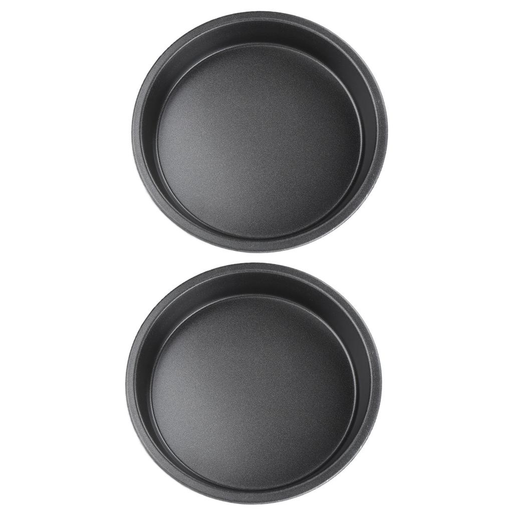 2 ks Nepřilnavá pánev na pizzu Hluboká Zesílená Uhlíková Ocel Pečicí Forma pro Kuchyňskou Pekárnu