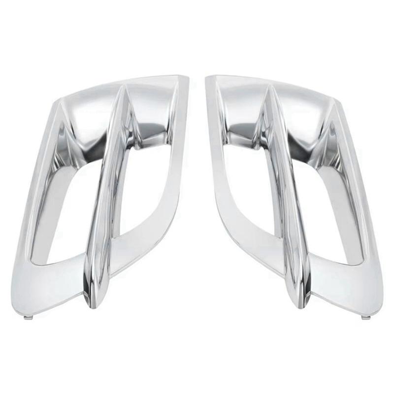 Motorcycle Moto Chrome Left Right Fairing Accent Grilles For Honda Goldwing GL1800 2001-2011