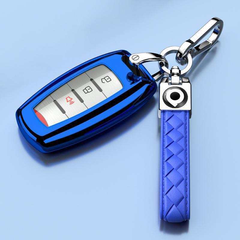 Great Wall Poer Key Case (19-24): Elite 2.4T Protective Shell with Hanging Buckle for 4WD Navigator