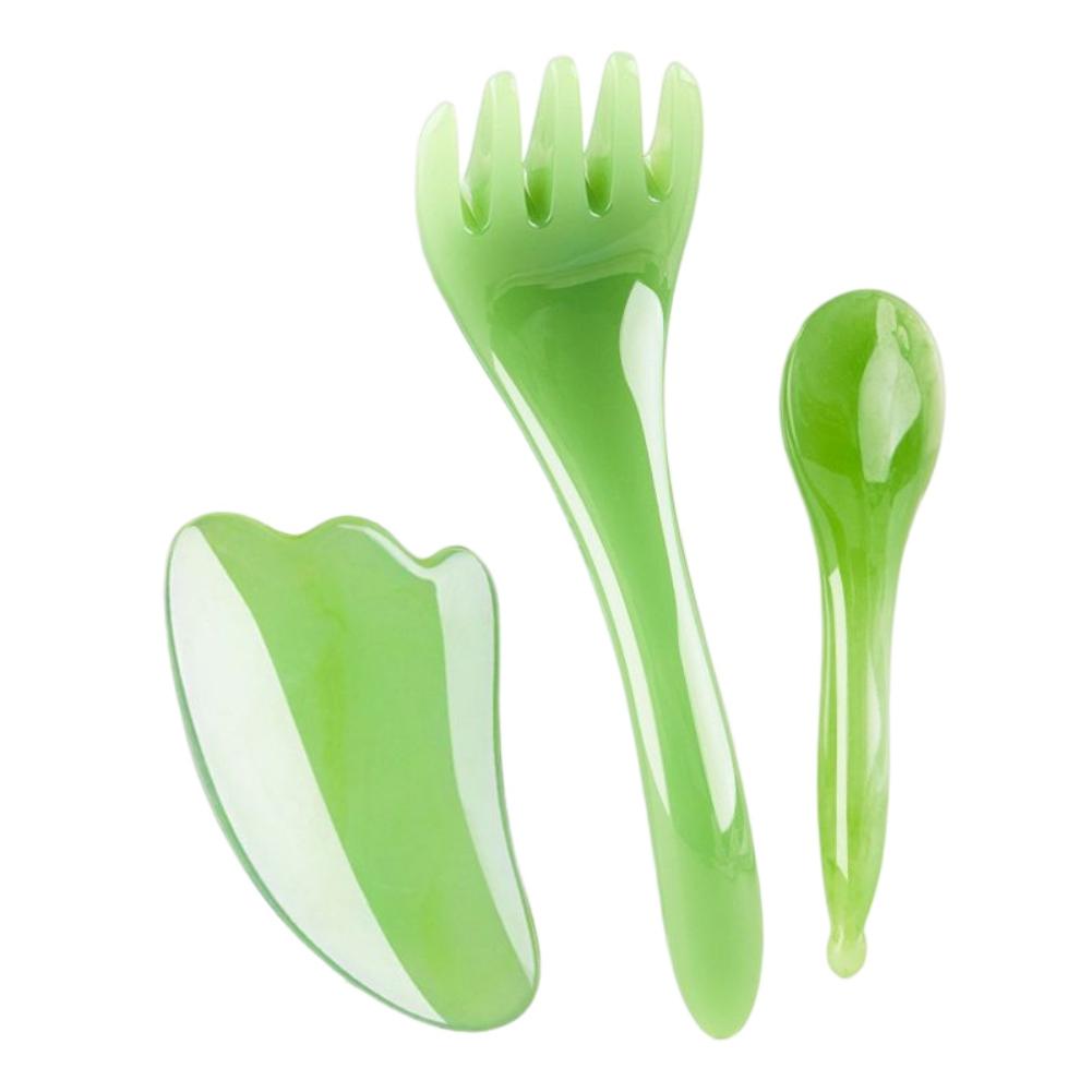 Chinese Resin Gua Sha Massage Tools Body Face Back Leg Neck Head Chest Beauty Health Scraping 5 Claw Comb Reduces Puffiness Care