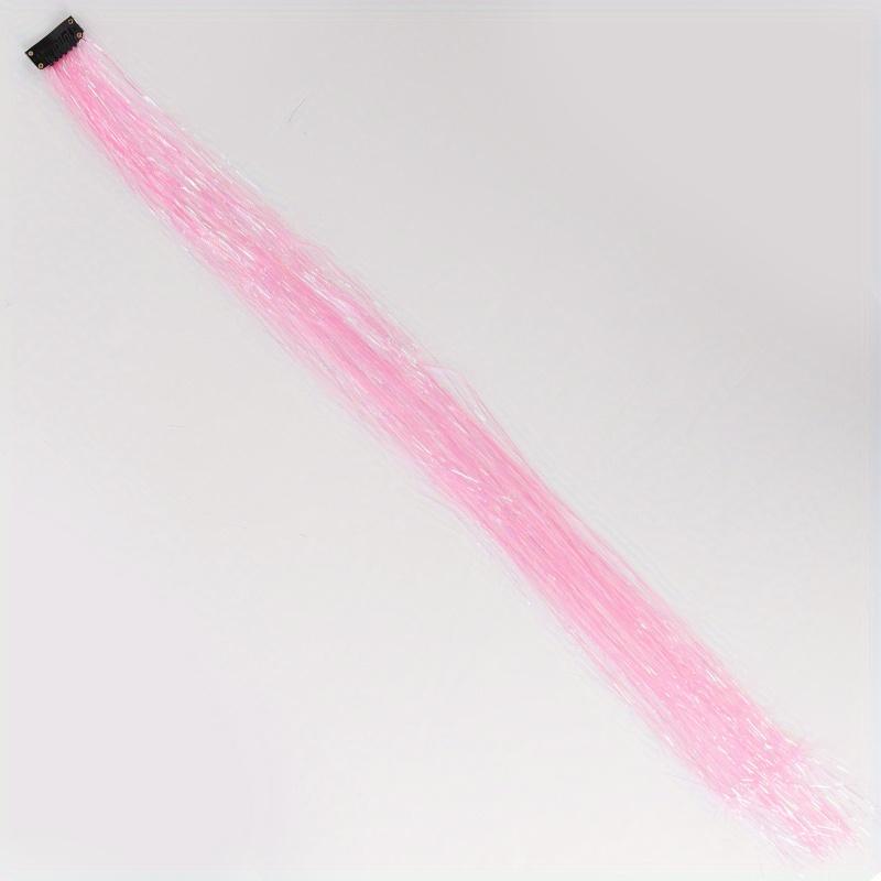 Aosiwig Long 24Inch Clip In Hair Extensions Colorful Natural Hair One Piece Fake False Hairpiece Accessories for Girls Women