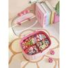 Hair Accessories Storage Box, Portable Makeup Organizer for Hair Clips, Hair Ties, Earrings, Bracelets, Necklaces