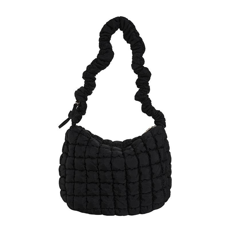 2025 New Tote Bag Fashion Handbag Women's Simple Large Capacity Personalized Armpit Bag Trend Simple