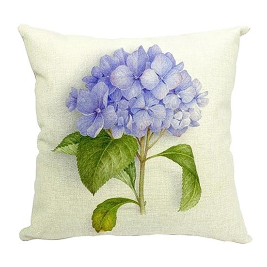 Blomsterputetrekk Firkantet Delikat Dekorativ