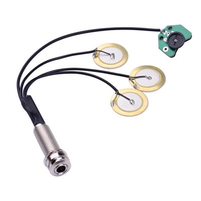 Başparmak Piyano Alıcısı Alıcı Dönüştürücü 6.35mm Çıkış Jakı Ses Kontrolü, 3 Dönüştürücü