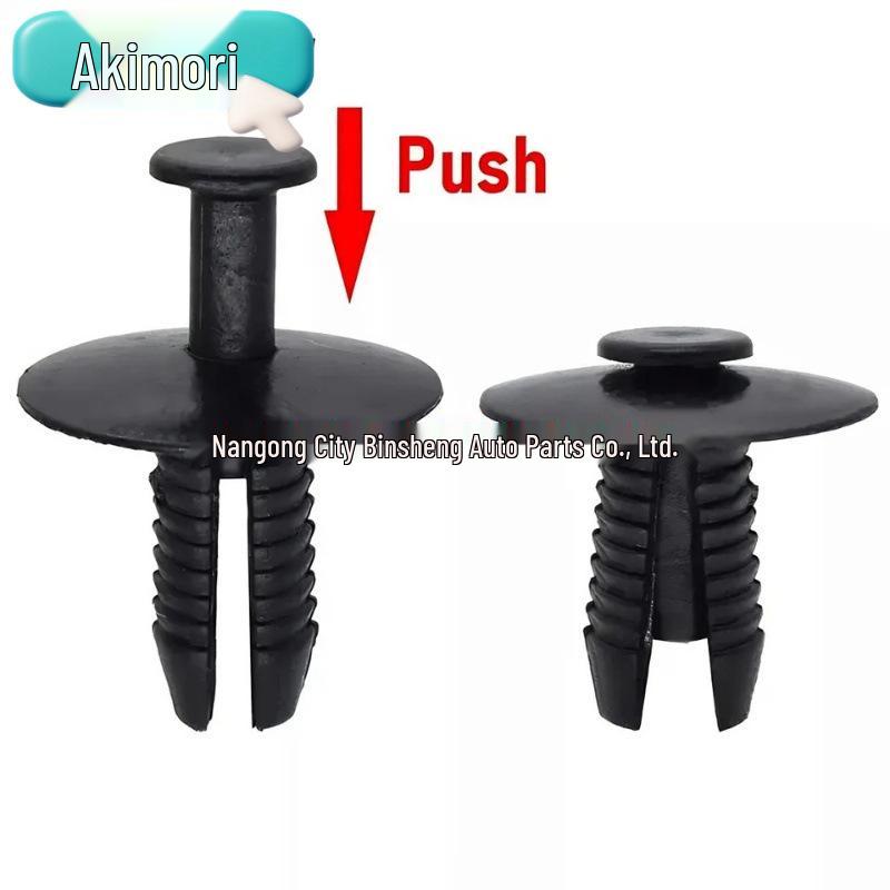 BMW Compatible 50pcs Push-Type Fastener Rivets for Bumper Trim Cabin Liner