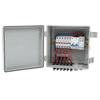 Scatola di Giunzione FV 6 Stringhe IP67 Impermeabile Scatola di Giunzione Solare con Fusibile 15A Scaricatore di Sovratensione 40KA