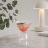 Transparent Wine Glass Short Foot Juice Cup Creative Cocktail Glasses  Iced American Coffee