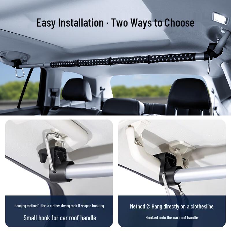 Car Trunk Extendable Clothes Rack