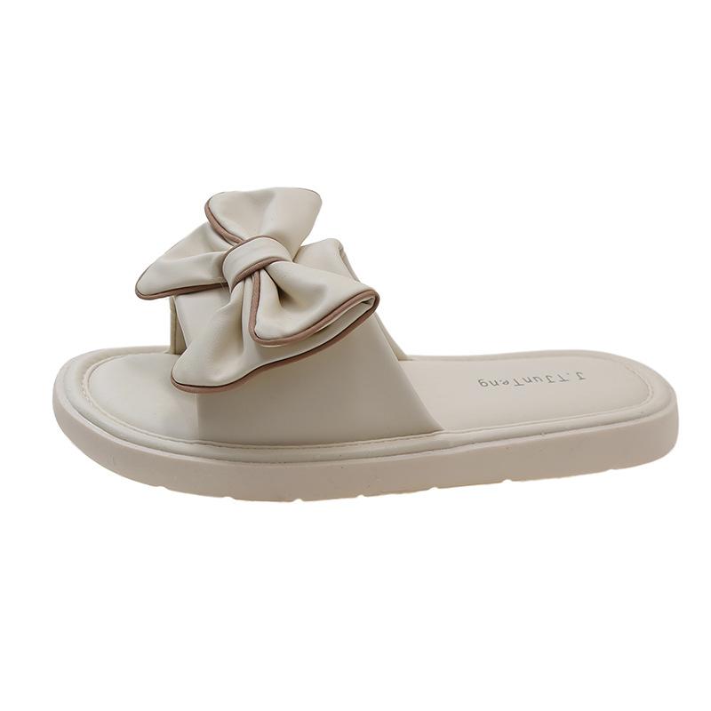 

Шлепанцы на толстой подошве, популярные в интернете, женские, 2024, новая летняя мода, универсальные, с бантом, увеличивающие рост, сандалии-слайды 35