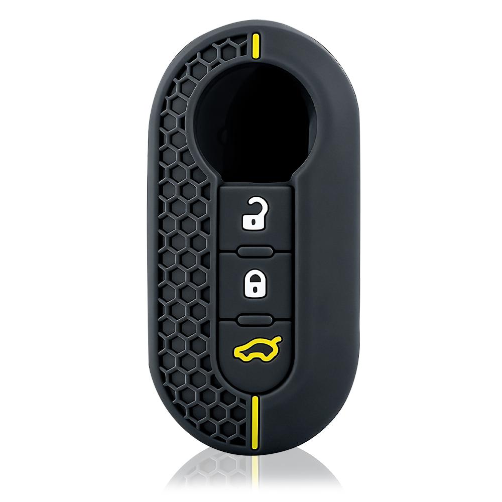 Silikon anahtar kutusu Uzaktan Fob Araba Anahtarı Kapağı Peugeot Boxer Citroen Jumper Fiat 500 Panda Ducato 500L Punto Lancia Musa