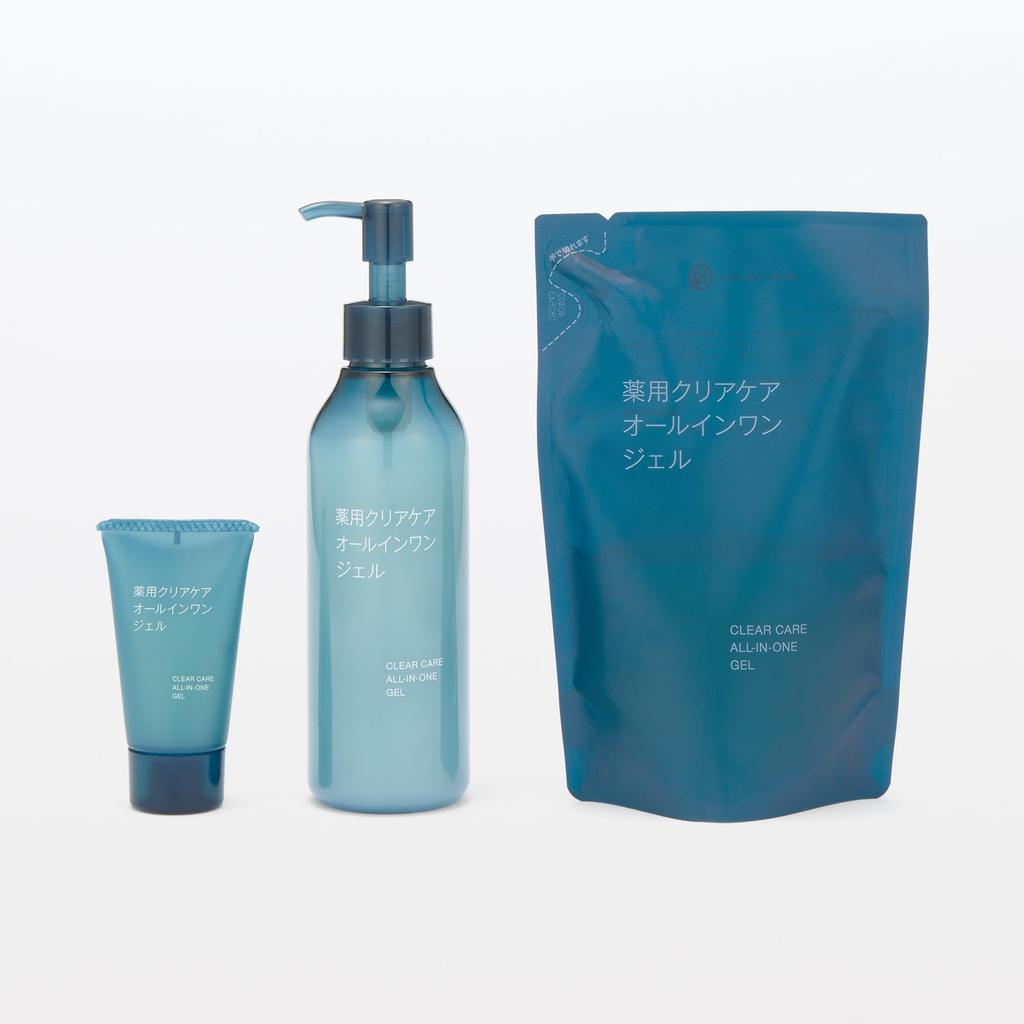 MUJI Medicated Clear Care Gel 180g OAQ36A4S 83931988 All-in-One (Refill)