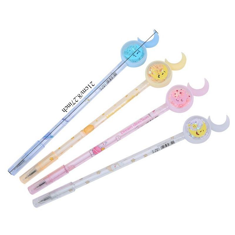 1Pc Glitter Moon Pen for School & Office | Smooth Writing & Quick-Drying Back To School Gifts During The Back To School Season Suitable for School