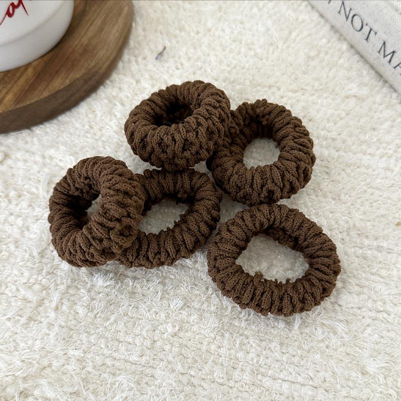 High Elasticity Thick Hair Band Set for Women - Elegant and Sweet Solid Color Pill Band, Soft and Not Tight Hairstyle, Suitable for Adults