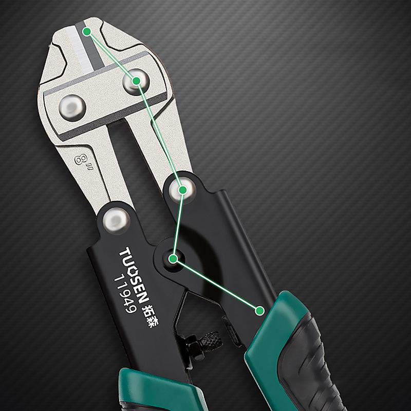 8" Mini Bolt Cutter Multitool Steel Wire Cutter Bolt Cutter Wire Rope Clamp Plier Labor-Saving Multi-Functional Cutting Scissors
