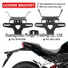 Honda CB650R/CER650R Edelstahl Kennzeichenhalter & beleuchtete Halterung