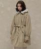 ITOV SEOUL Trench Fur Field Jacket Beige