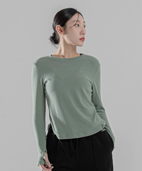 MOREOUT Women'S Yoga Wear Ribbed Warm Long Sleeve 3Tt4370