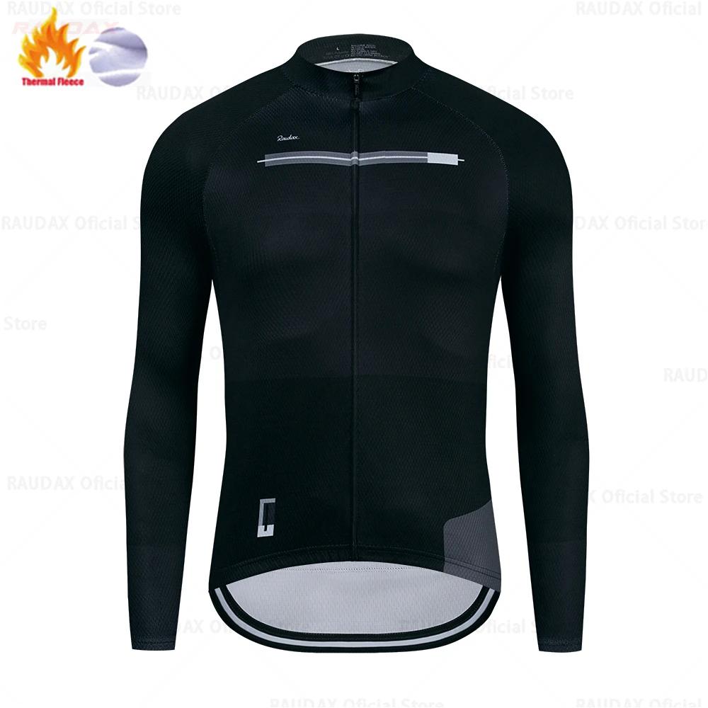 2025 Raudax Twelve Colors Winter Thermal Fleece Bicycle Clothing Cycling Jersey Set Bike MTB Riding Clothing Bib Pants Warm Sets