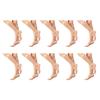 Sophisticated 1/5/10 Pairs Women's Casual Over the Calf Long Socks Silky Nylon Ultra Thin Sheer Knee Length Stockings