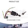 129572 Ignition Switches with 2 Keys for Boats 3 Position Marine Remote Ignition Switches Assembly Easy Installation