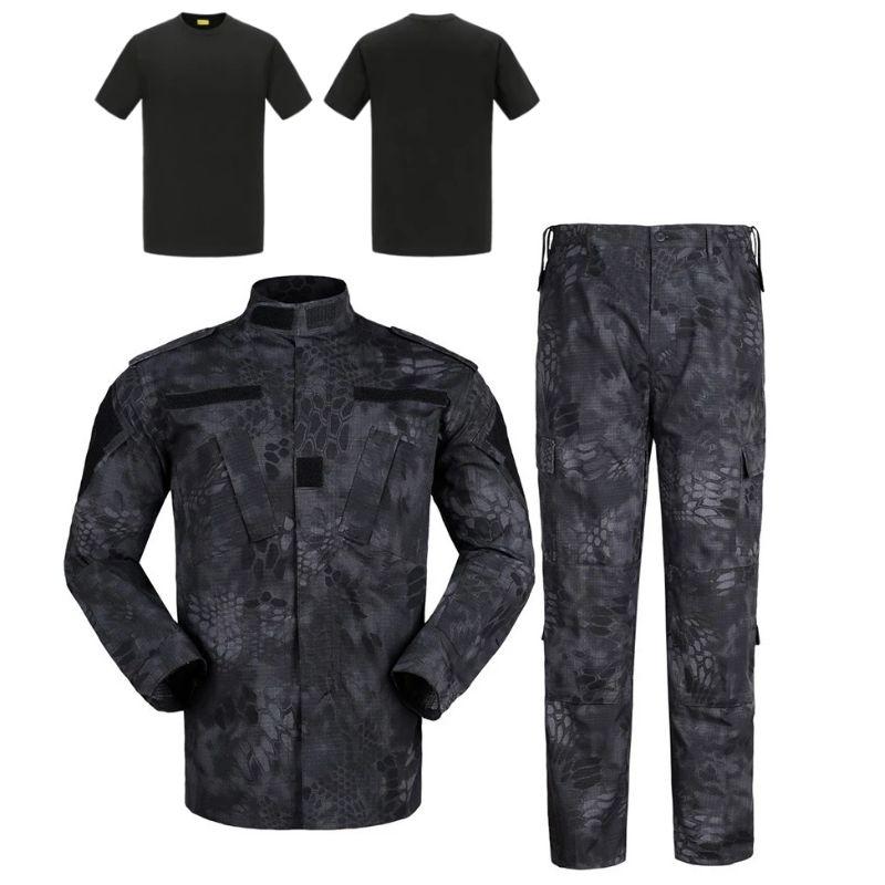 Mundur bojowy armii, mundur policyjny z bawełnianą koszulą