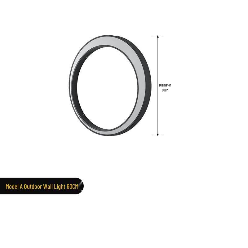 Outdoor Moon Landscape Rechargeable Wall Lamp