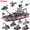 MOC Aircraft Carrier Ship Fighter Plane Artillery Warship J-15 Military City Building Blocks Model Bricks Kits Sets Ideas