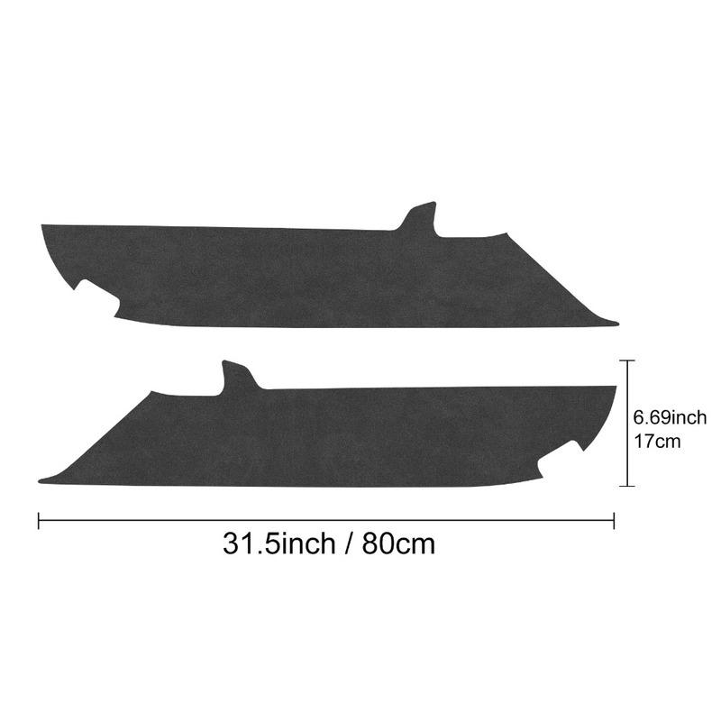 Door Anti-kick Pad For Subaru BRZ For Toyota GT86 2012- Door Protective Pad Suede Stickers Mat Accessories