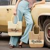 Custom Tote Bag For Women Personalized Embroidered Beach Bag With Name
