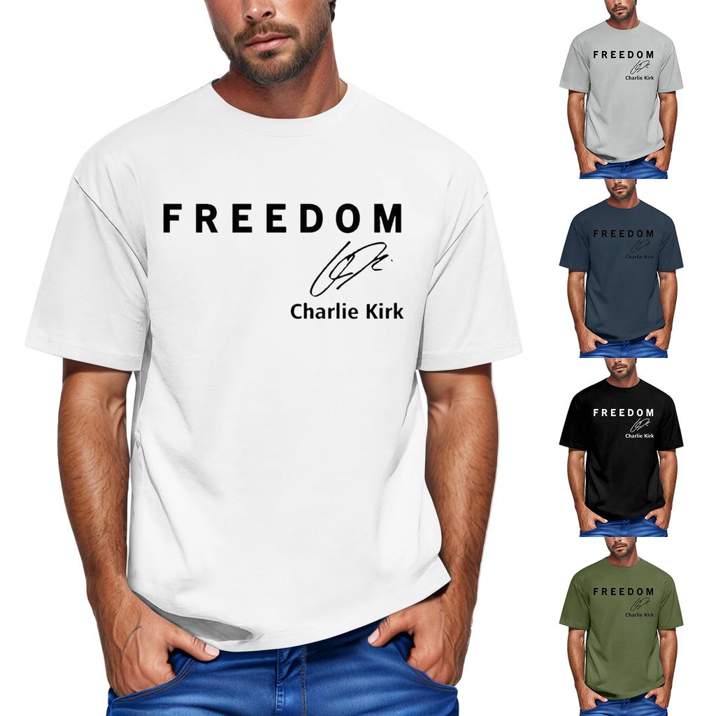 Men'S Fashionable T-Shirt, Street Casual Short Sleeved Clothing