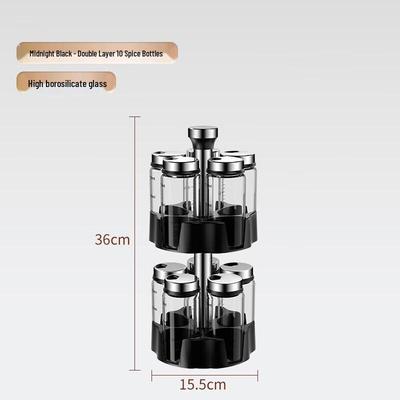 Rotating Spice Jar Set